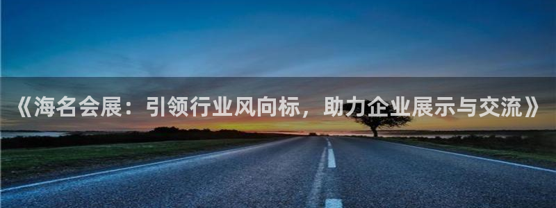 果博代理怎么注册：《海名会展：引领行业风向标，助力企业展示与交流》