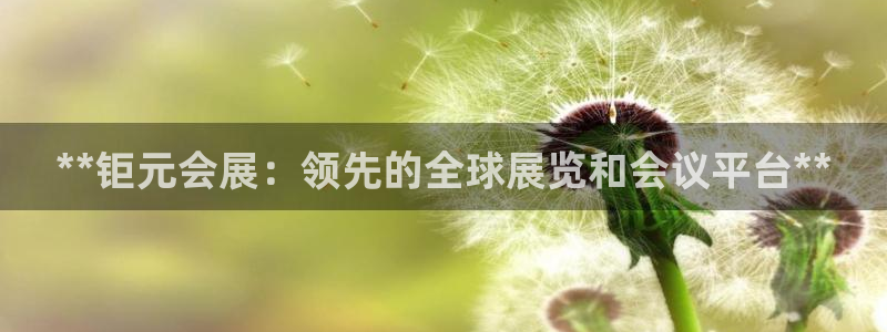 果博公司客服微信怎么加：**钜元会展：领先的全球展览和会议平台**
