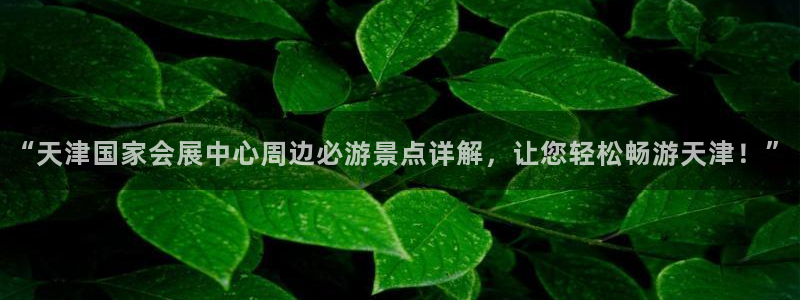 果搏东方客服：“天津国家会展中心周边必游景点详解，让您轻松畅游天津！”